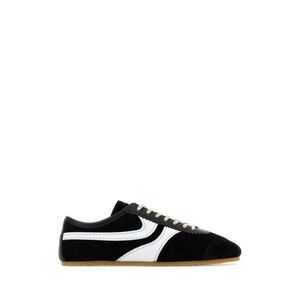 Dries Van Noten Women Black Suede Sneakers